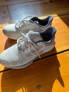 Brooks Light Gray and Dark Gray womens Running Shoes